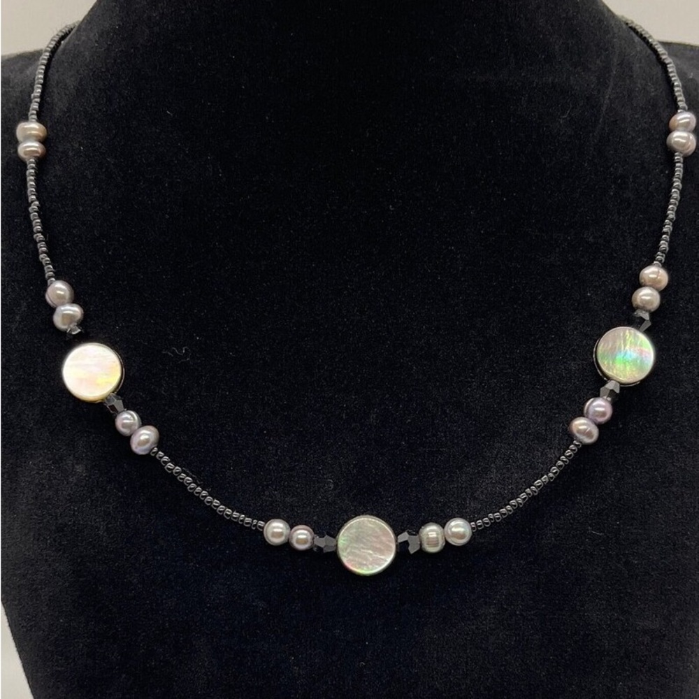 Lia Sophia’s Real Pearl and Shell Daybreak Necklace